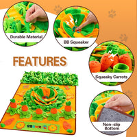 Pet Snuffle Mat for Dogs Sniff Mat Nosework Feeding Mat Slow Feeder - 40''x27.5'' - image 3