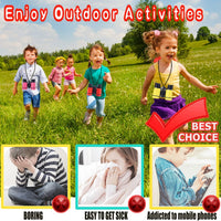 Kids Binoculars Ages 3-12 with Compass & Whistle – Fun for Kids & Family - Yellow - image 3