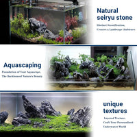 Aquarium Rocks Seiryu Stones Natural Hardscape Stone for Aquariums - Seiryu Stone / 20Lb (2-8 inch) - image 2