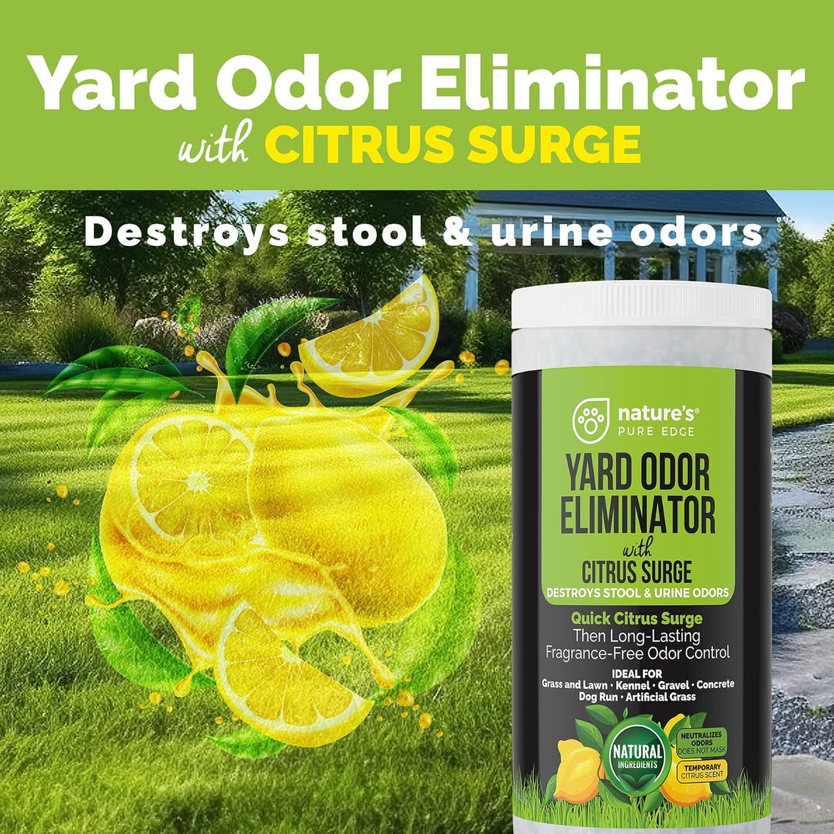Yard Odor Eliminator – Essentials for Dogs - Citrus Scented - image 2
