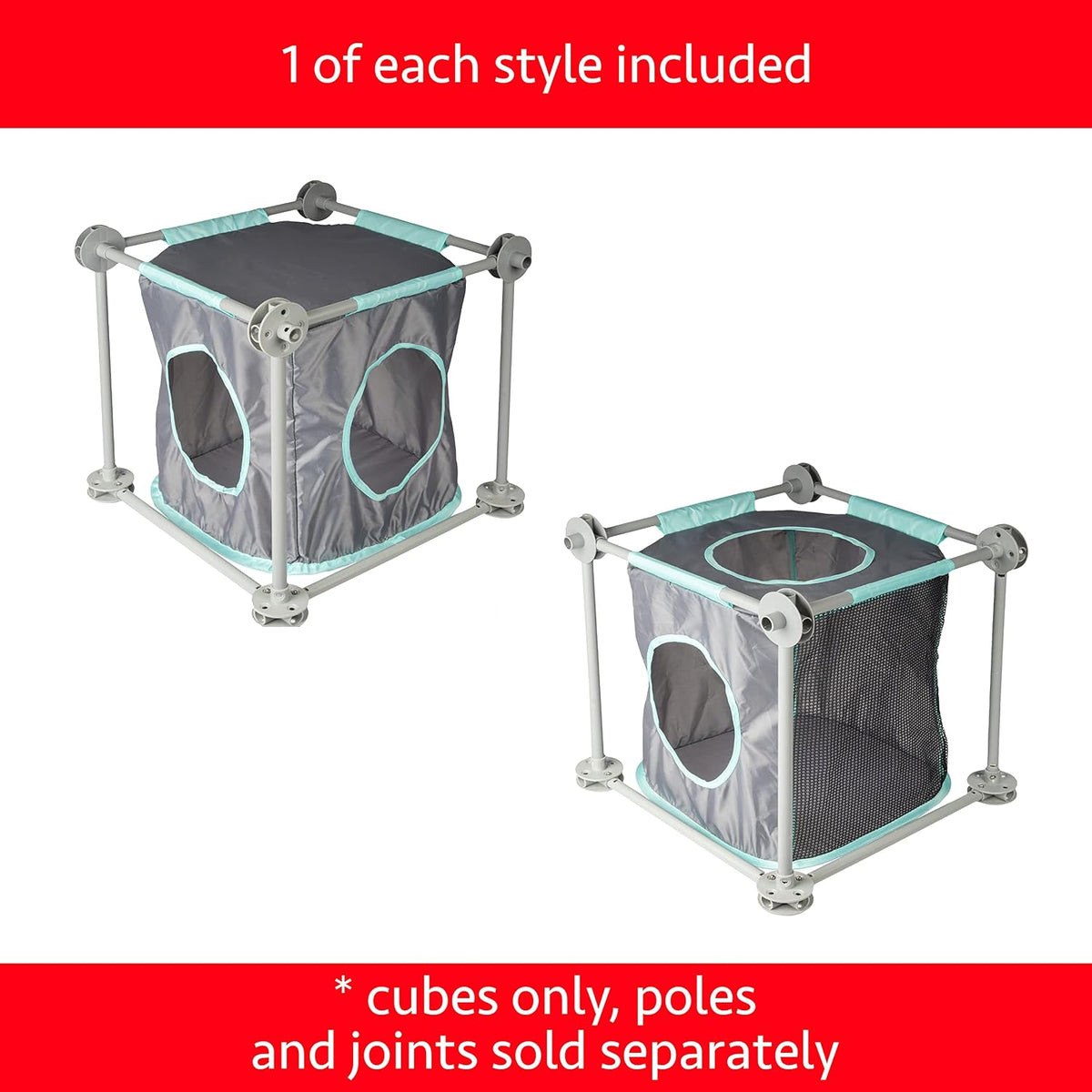 Kitty City Outdoor Catio Furniture & Play Kits for Cats - Polyester Cube House - image 2