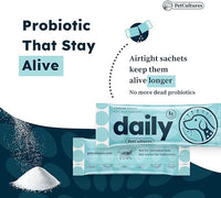 Daily Synbiotic Formula - A TriBiotic Blend with 6 Strains, B-Vitamins, and Digestive Enzymes in 30 Packs