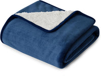 Bedsure Waterproof Dog Blankets for Small Dogs Soft Cat Blanket Warm - S(25x35") / Blue