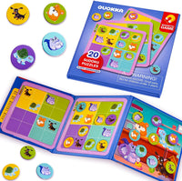 Magnetic Puzzles for Toddlers 3-5 - 12. 20 Pcs Animals Magnetic Puzzles