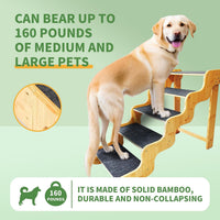 Dog Stairs for Small Dogs - Brown / 5.0 / 5-Step 35.8x17x24.4 inch - image 2