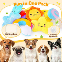 KIPRITII 9-Pack Squeaky Dog Toys for Small Dogs & Puppies - image 2