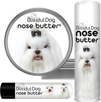 The Blissful Dog Maltese Unscented Nose Butter - Dog Nose Butter, 4 Ounce