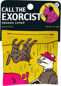 Blue Q Catnip - Cute Cat Toys for Biting with Funny Graphics -I Love My Cat – Essentials for Cats - Call The Exorcist