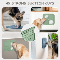 ChefAide 2 Pack Lick Mat for Dogs - Green & Blue - image 4