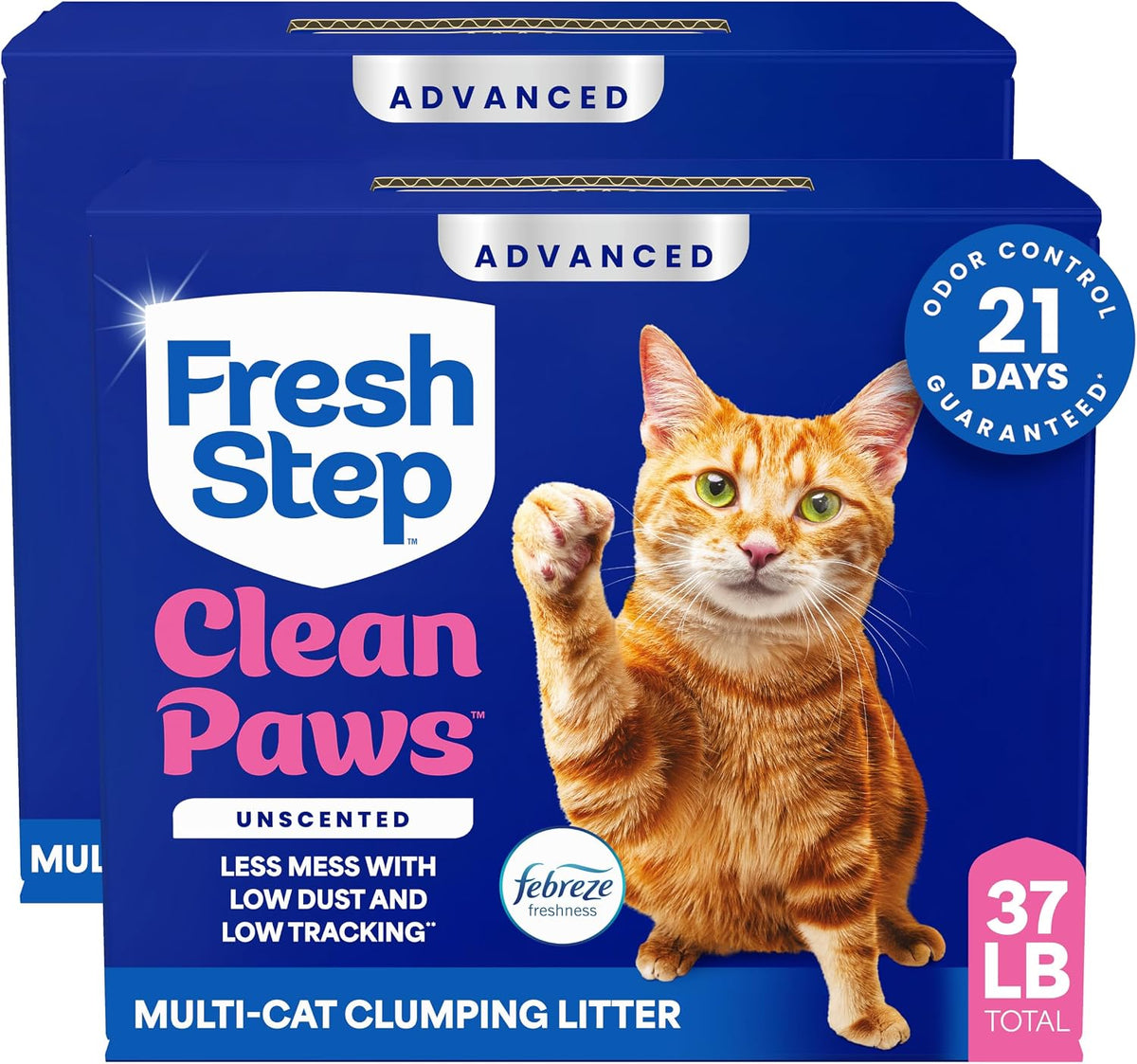 Fresh Step Advanced Clean Paws Multi Cat Clumping Cat Litter