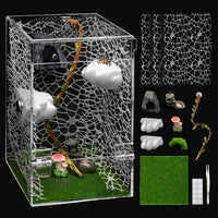 AZV Jumping Spider Enclosure Kit - White / Large