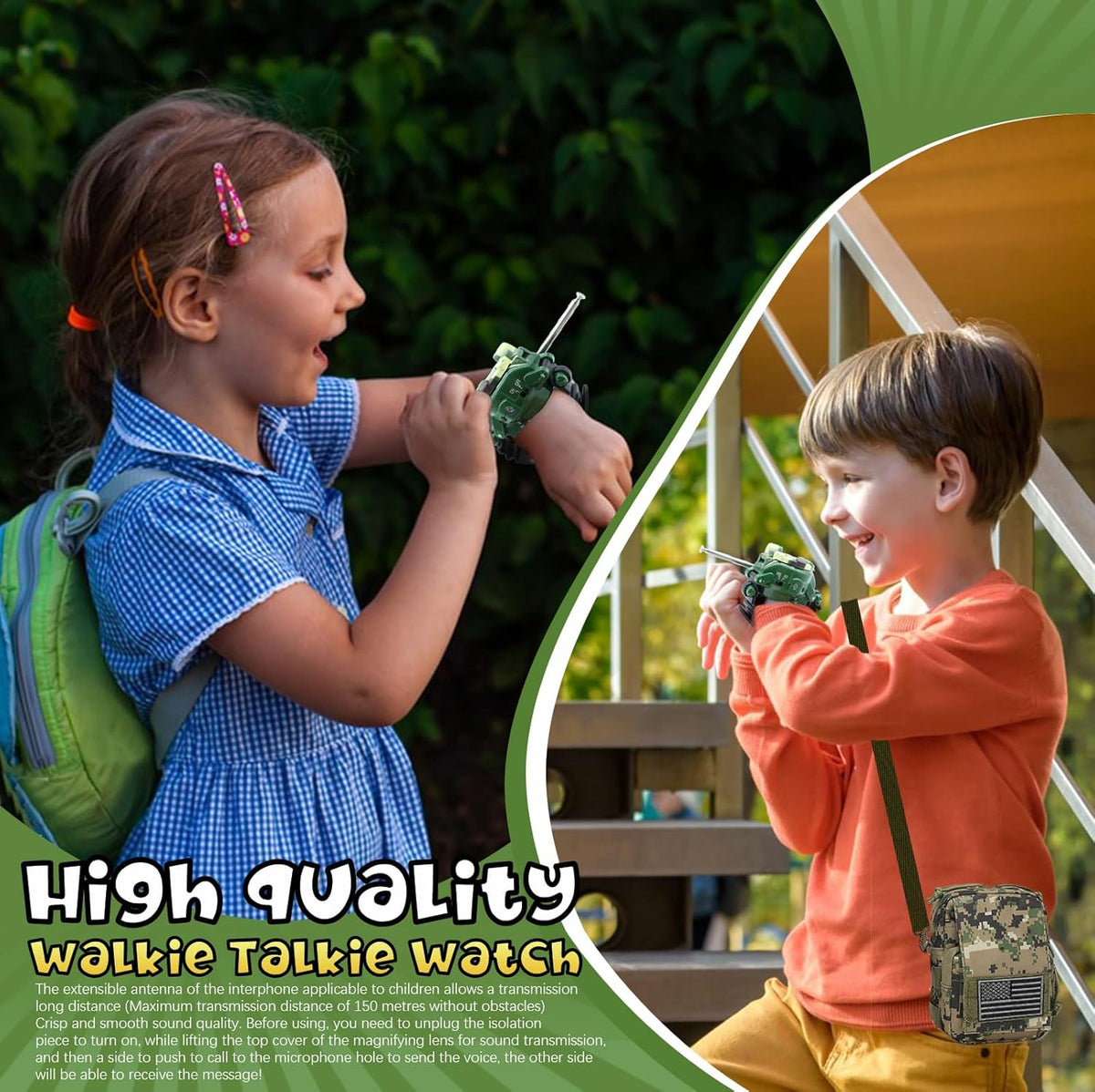 Walkie Talkies Watch, Spy Kids Toys for Boys 8-12 - Explorer Set - image 2