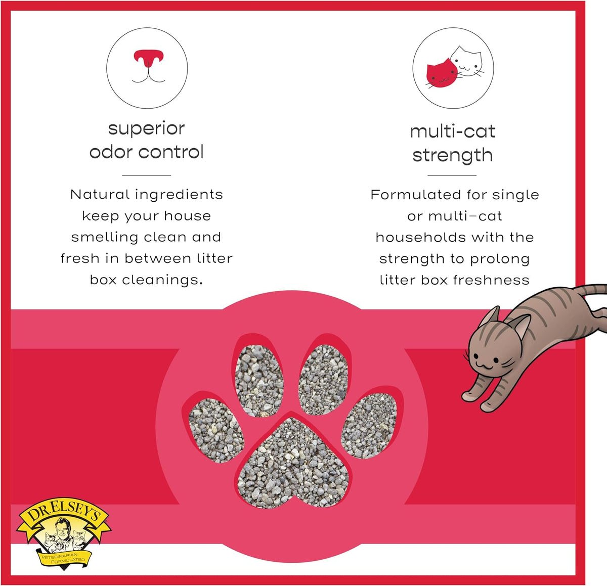Dr. Elsey's Cat Attract Clumping Clay Cat Litter – Daily Care for Cats - 40 lb - image 4