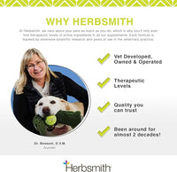 Herbsmith Organic Slippery Elm - Digestive Aid for Dogs and Cats - Constipation and Diarrhea Relief for Dogs and Cats - Megaesophagus Dog Aid - 450g