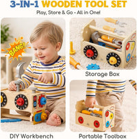 Lehoo Castle Montessori Kids Tool Set - Robot - image 3