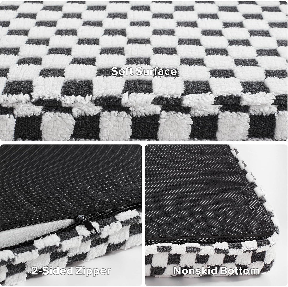 JOEJOY Dog Bed for Large Dogs - L (36x27) / Grey - image 4