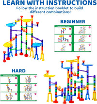 JOYIN 150Pcs Glowing Marble Run - Medium Set-150PCS - image 3