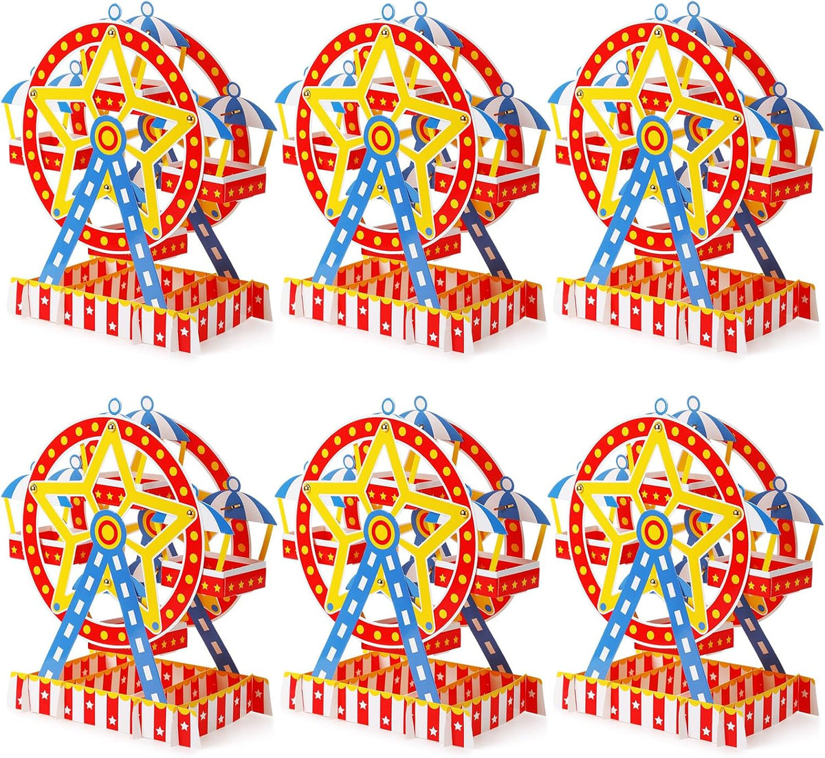 Epakh 3 Set Carnival Ferris Wheel Centerpiece Party Decor - 6