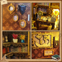 CRIOLPO DIY Miniature Dollhouse - Library - image 3