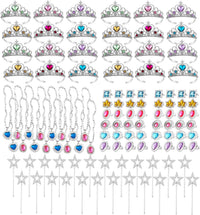 S & E Teacher's Edition 8 pack princess tiaras in 8 gemstone colors - view 6