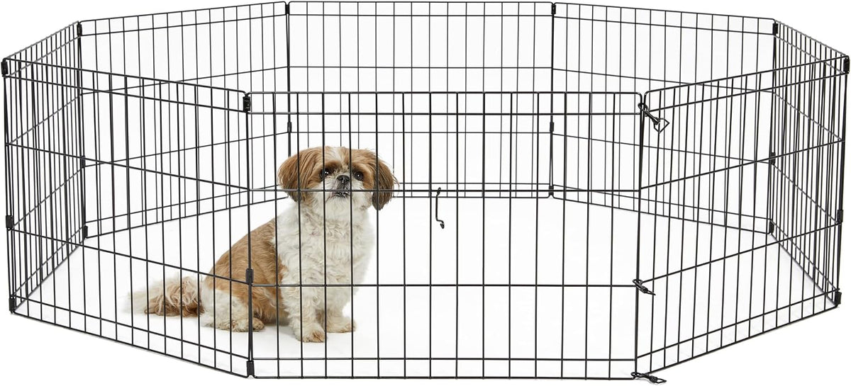 New World by MidWest 24-Inch Exercise Pen, No Door - XS Dog Pen: 18-Inch High