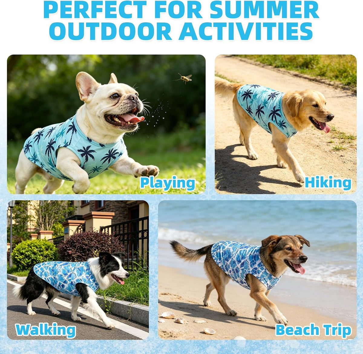 Halloween Dog Shirts for Large Dogs - Ice Cube & Coconut / X-Large(Chest 26", Back 19") - image 2