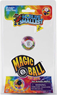 World's Smallest Magic 8 Ball Tie Dye, Multi, Model:5140 – Fun for Kids & Family