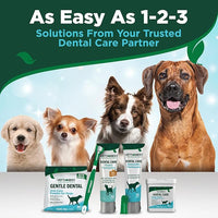 Vet's Best Finger Dental Wipes for Dogs and Cats – Oral Care Wipes for Teeth Cleaning, Fresh Breath, and Tartar Control – Gentle Finger Pads for Pet Dental Hygiene and Plaque Removal – 50 Count