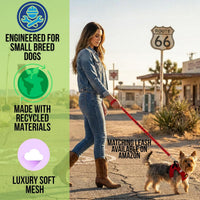 EcoBark XXS Dog Harness, Soft Step in Teacup Puppy Mesh Vest - XS- 5 to 6 lbs- Chest Up to 13 in (Pack of 1) / Red - image 2