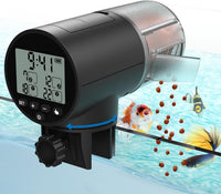 Automatic Fish Feeder Dispenser for Aquarium - Black Digital