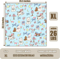 27.6" Cat Grooming Wrap Cat Wrap for Cutting Nails L – Essentials for Cats - XL-35.5inch (within 26lbs) / #B1 - image 3