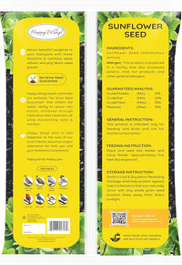 Nyjer Seed & Sunflower Seeds Wild Bird Food Combo - 5 Pound Pack I No Grow Seed I Bird Food for Wild Birds
