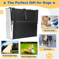 Dog Stairs for Large Dogs - 5-Steps Extra-Wide and Extra-Tall / 18.7" W x 41-43" H - image 4