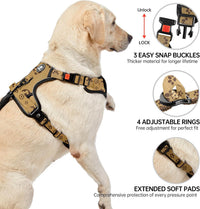 NESTROAD Dog Harness for Medium Sized Dog - Light Brown / Small - image 4