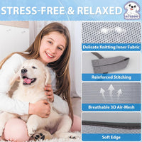 Ateson Pet Grooming Hammock - L for Large Dogs 60LB / Gray - image 2