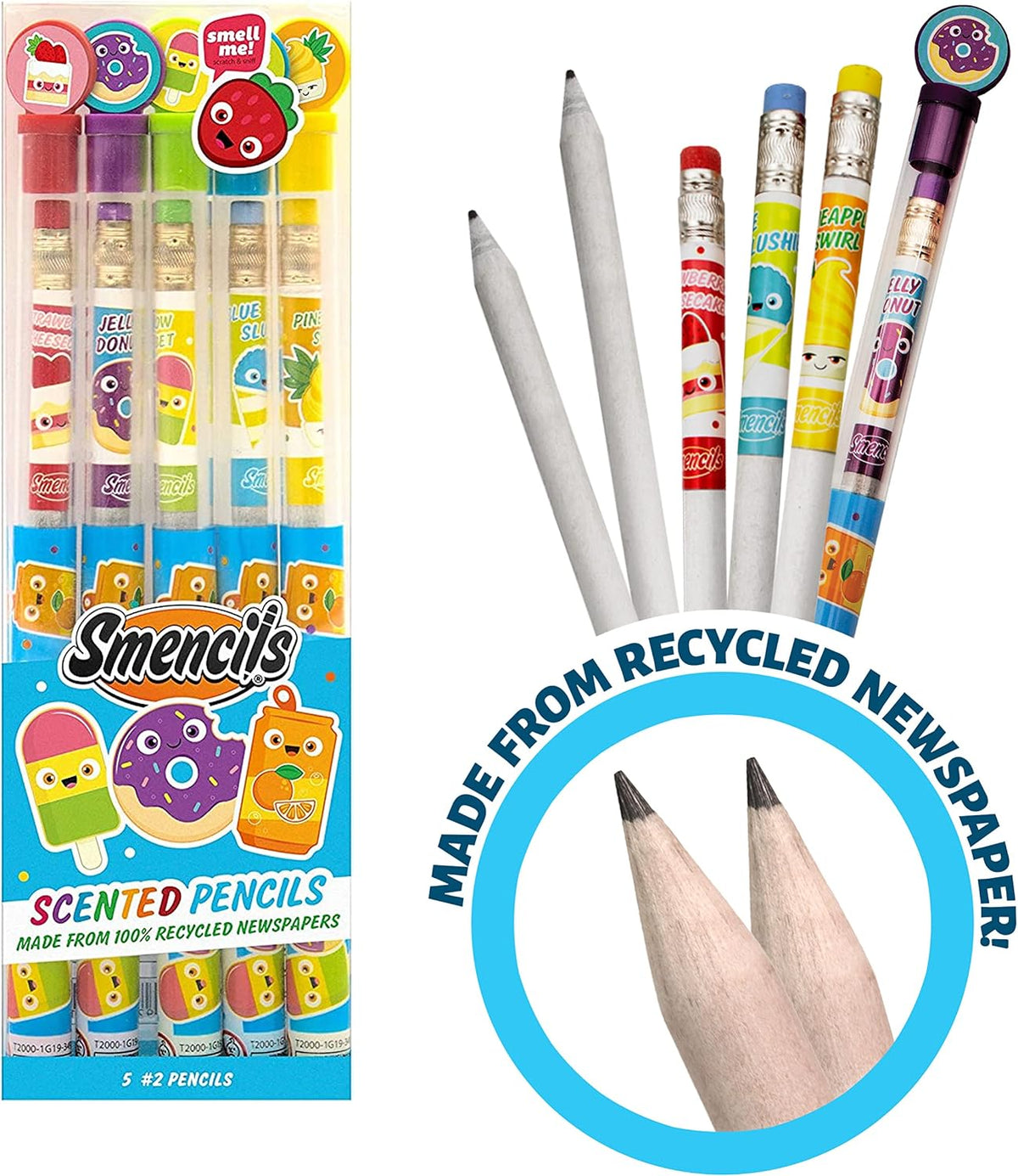 Halloween Smencils, HB #2 Gourmet Scented Pencils - Original (2 Pack) - image 3