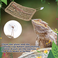 Silkfly Large Beard Dragon Hammock, Brown - 15.7 x 7.8 inch / Rectangle / as shown in the pictures - image 4