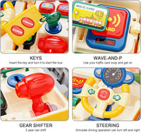 HONGTUO School Bus Toy with Sound and Light - School Bus Toy - image 3