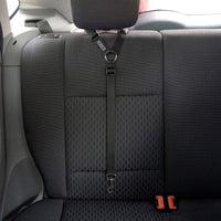 Pet Dog Cat Seat Belts, Car Headrest Restraint Adjustable Safety Leads Vehicle Seatbelt Harness 1 - 2 Pack / Black - image 2