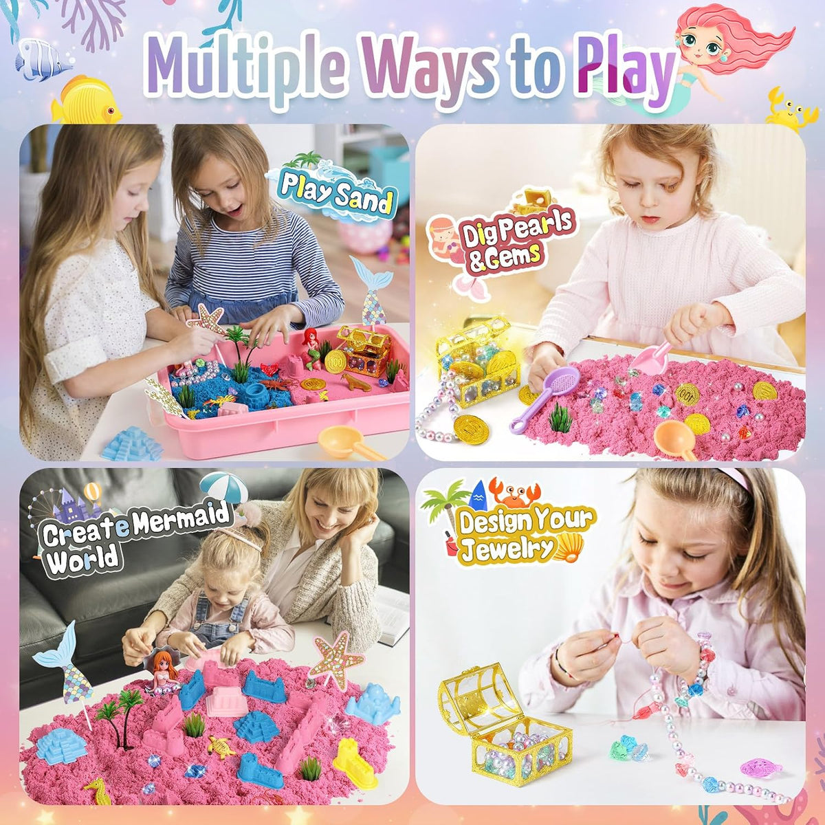 KNASON Mermaid Sensory Bin - image 4