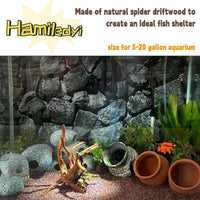 5PCS Driftwood for Aquarium 7-9in Natural Reptile Spider Wood - M:Spiderwood 7-9in 5PCS - image 3