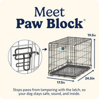 LifeStages by MidWest 36-Inch Double Door Crate, M-L Breeds - Single Door / Fits 24-inch Crate - image 4