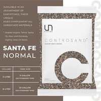 Ultum Nature Systems Controsand Santa Fe Aquarium Gravel (8L) - Small Pebbles for Fish Tank - Planted Aquarium Rocks - Fish Tank Substrate - Aquarium Pebbles - Versatile Fish Tank Stones