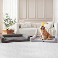 Orthopedic Large Dog Bed，Washable Dog Couch for XL Senior Dogs – Essentials for Dogs - Light Grey / 45"L x 35"W x 7"Th - image 4