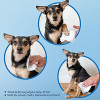 Best Pet Supplies Pet Wipes for Dogs - Dog Wipes Cleaning Deodorizing, for Coats, Ears, Paws - Soothing Oatmeal, 400 Count