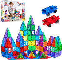 Playmags Large Magnetic Figures Community Set of 15 Pieces - 1. 100-Piece Set