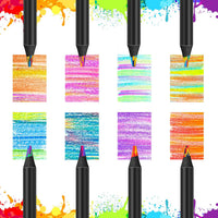 Hapikalor Colored Pencils, 12 Rainbow Pencils - 8