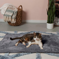 FurHaven ThermaNAP Self Warming Cat Mat - Large - 36"L x 24"W / Gray - image 3