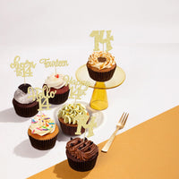 30pcs 16th Birthday Cupcake Toppers - 14th / Gold - image 4
