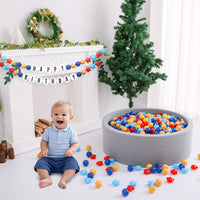 Star Ball Pit Balls for Toddlers, Ball Pool Play Tent - Classic Blue Red / 100 - image 4